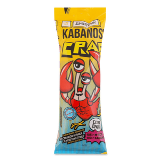 Снеки Дмитрук Kabanosy Crab з м'яса птиці в/к (60г)