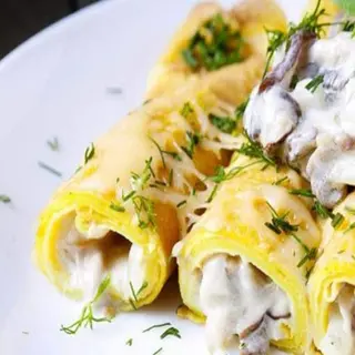 Crêpes Poulet Champignons