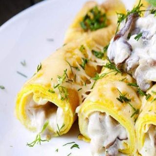 Crêpes Poulet Champignons
