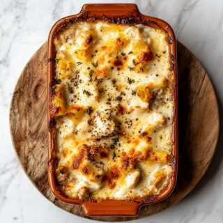 Pasticcio De Poulet Au Dinde Fumée