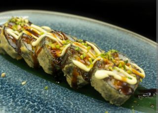 Futo maki de surimi tempurizado