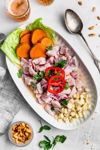 Ceviche De Pescado Bandeja