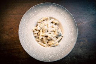 Penne cu pui si ciuperci