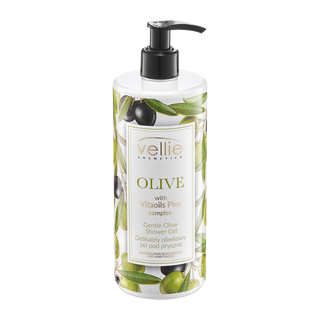 Gel de dus Vellie cu ulei de masline si complex Vitaoils Plus, 400ml