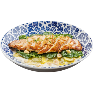 Пиле с равиоли и крем Бианчето (260г)