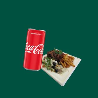 Zestaw Talerz + napoj 0.33l