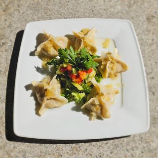 Pierogi nadziewane mięsem z kaczki