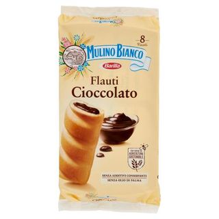Mulino Bianco Flauti Cioccolato Merenda senza Additivi Conservanti 280g
