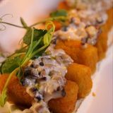 Kroketi sa sosom od pečuraka i pavlakom