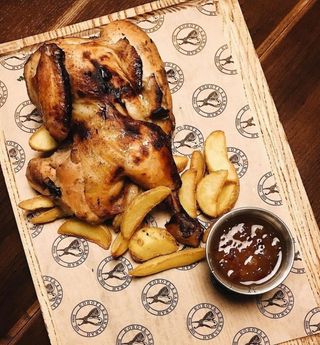 Курка на грилі з картоплею (500г)