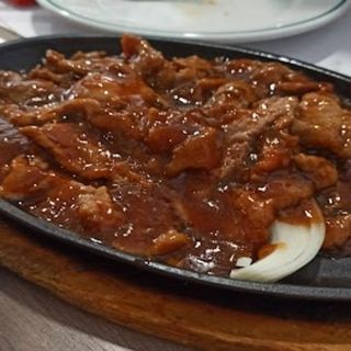 Ternera con salsa picante