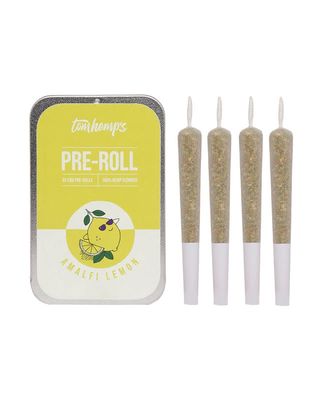 CBD Pre-Rolls- Amalfi Lemon (x4)