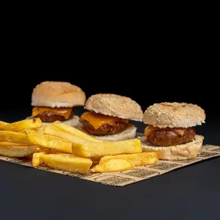 MINI BURGER CON PAPAS