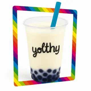 Bubble Yogurt de Fresa + Bubbles de arándanos