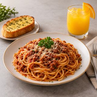 Jus & Spaghetti & Pain