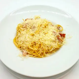 Spaghetti due carbonara 