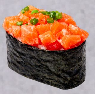 Gunkan Sushi Saumon Ciboulette