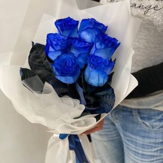 Media Docena Rosas Azules
