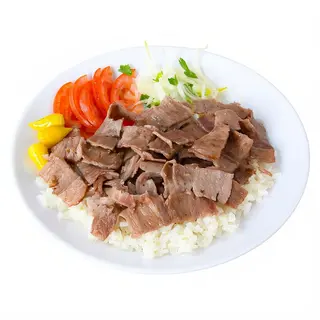 Plato Solo Carne Y Ensalada