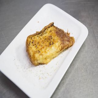 Torrija caramelizada de brioche