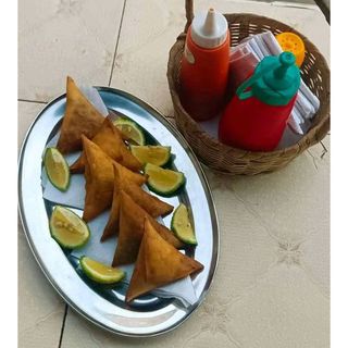 2 Beef Samosas