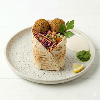 Shawarma Vegetal con Falafel