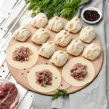 Манты с кониной 