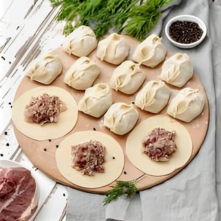 Манты с кониной 