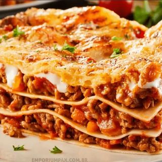 Lasanha de carne 
