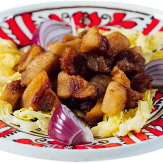 Jumari crocante de porc cu ceapa de apa 250g