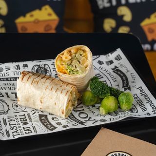 ვრაპი ბოსტნეულით და ყველით