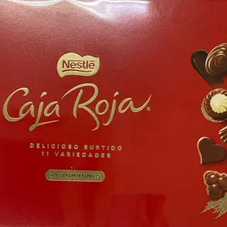 CAJA ROJA BOMBONES NESTLE 198G 