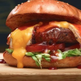 Menu Hamburgues Doble Pescado