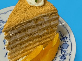 Медовик з лимонним курдом (200g)