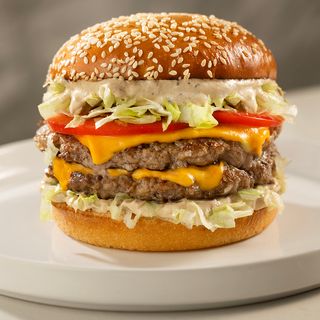 2X ბურგერი ტრიუფელის სოუსით
