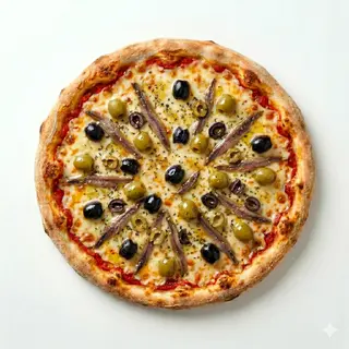Pizza De Anchoas (30 Cm.)