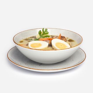 Żurek na wędzonym boczku