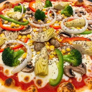 Pizza vegetal (28 cm.)