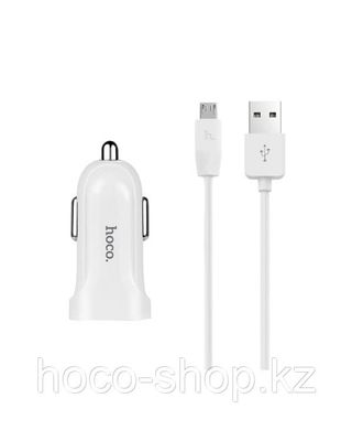 Автомобильное зарядное устройство Z12 Hoco с кабелем Micro