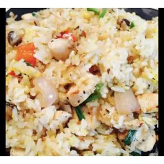 55. Arroz Frito Con Pollo Y Ternera