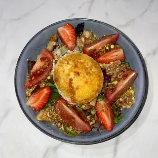 Ensalada de queso de cabra