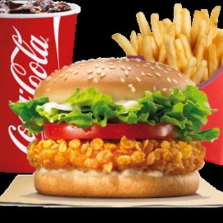 Menú Hamburguesa De Pollo Crispy 