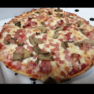 Piza yor y champiñones 