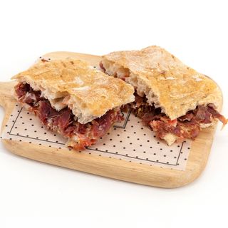Bocadillo Pan Cristal con Jamón Ibérico