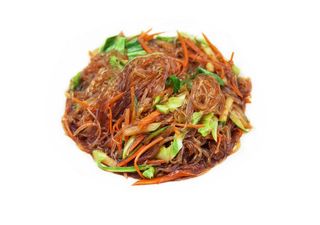 129. Spaghetti di soia con verdure