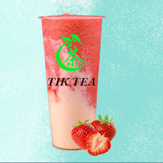 fresa con leche de coco y tapioca (L)