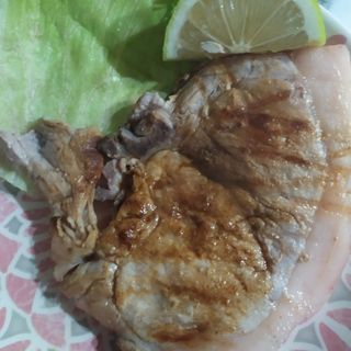 Costata di maiale alla brace 