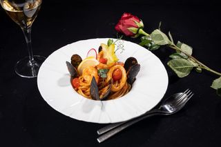 Spaghete cu fructe de mare