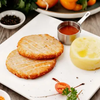 Куриные котлеты с пюре