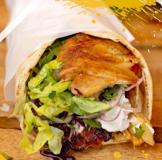 Shaworma la lipie de pui mare